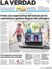 Portada La Verdad 2020-05-13