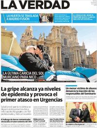Portada La Verdad 2020-01-14