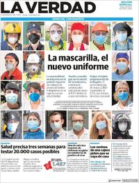 Portada La Verdad 2020-04-14
