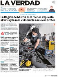 Portada La Verdad 2020-05-14