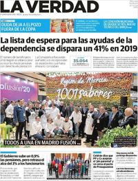 Portada La Verdad 2020-01-15