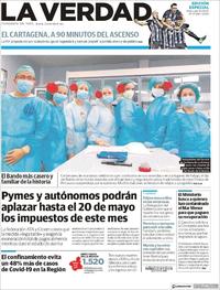 Portada La Verdad 2020-04-15