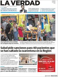 Portada La Verdad 2020-07-15