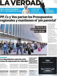 Portada La Verdad 2020-01-17