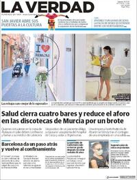 Portada La Verdad 2020-07-18