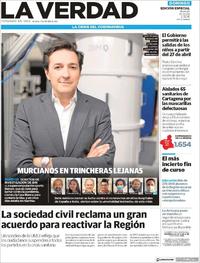Portada La Verdad 2020-04-19