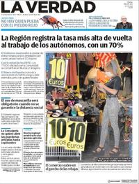 Portada La Verdad 2020-05-19