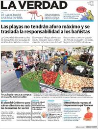 Portada La Verdad 2020-06-19
