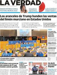 Portada La Verdad 2020-02-20