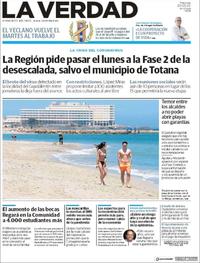 Portada La Verdad 2020-05-20