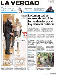 Portada La Verdad 2020-06-20