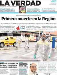 Portada La Verdad 2020-03-21