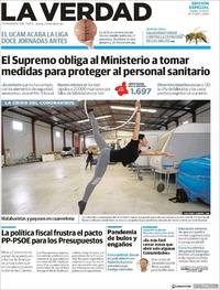 Portada La Verdad 2020-04-21