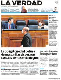 Portada La Verdad 2020-05-21