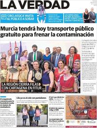 Portada La Verdad 2020-01-24