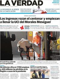 Portada La Verdad 2020-03-24