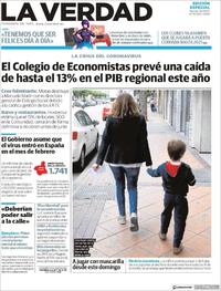 Portada La Verdad 2020-04-24