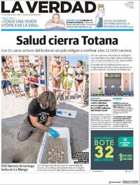 Portada La Verdad 2020-07-24