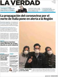 Portada La Verdad 2020-02-25