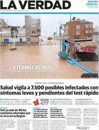 Portada La Verdad 2020-03-25