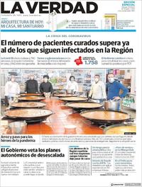 Portada La Verdad 2020-04-25
