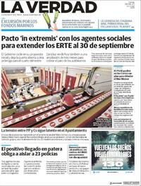 Portada La Verdad 2020-06-26
