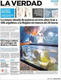 Portada La Verdad 2020-07-26