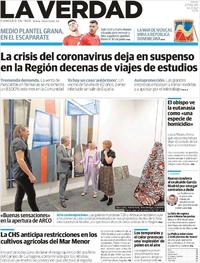 Portada La Verdad 2020-02-27