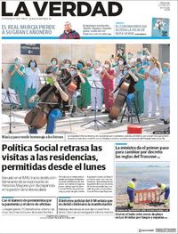 Portada La Verdad 2020-05-27
