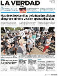 Portada La Verdad 2020-06-27