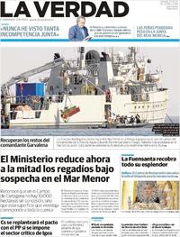 Portada La Verdad 2020-02-29