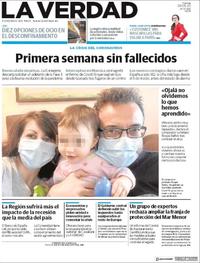Portada La Verdad 2020-05-29