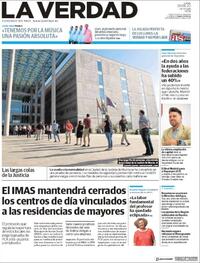 Portada La Verdad 2020-06-29