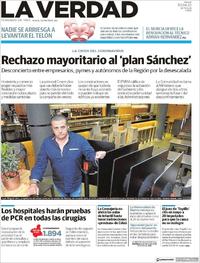 Portada La Verdad 2020-04-30