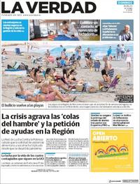 Portada La Verdad 2020-05-31