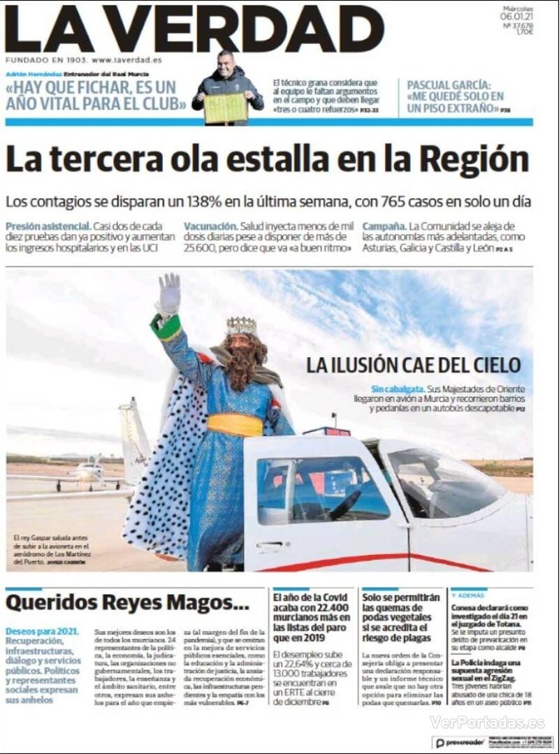 Portada Última Hora 2021-01-06