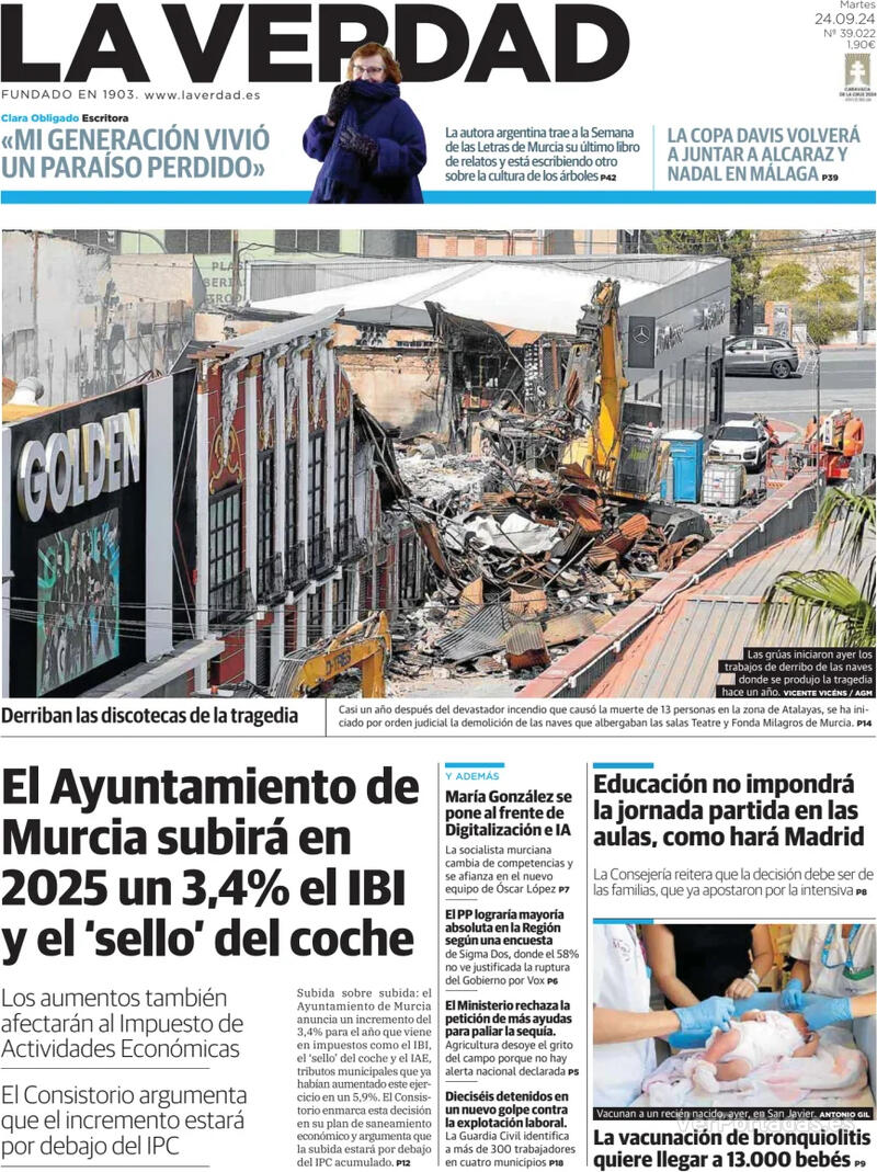 Portada Última Hora 2024-09-24