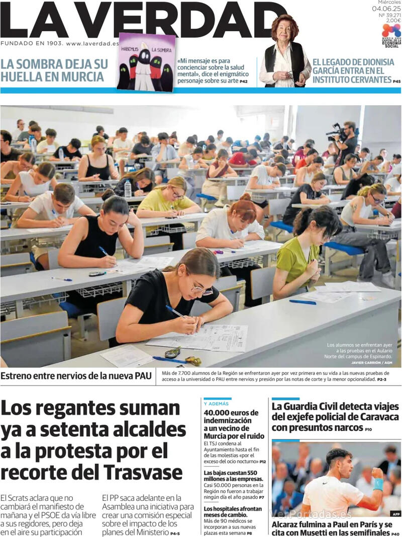 Portada Última Hora 2025-06-04