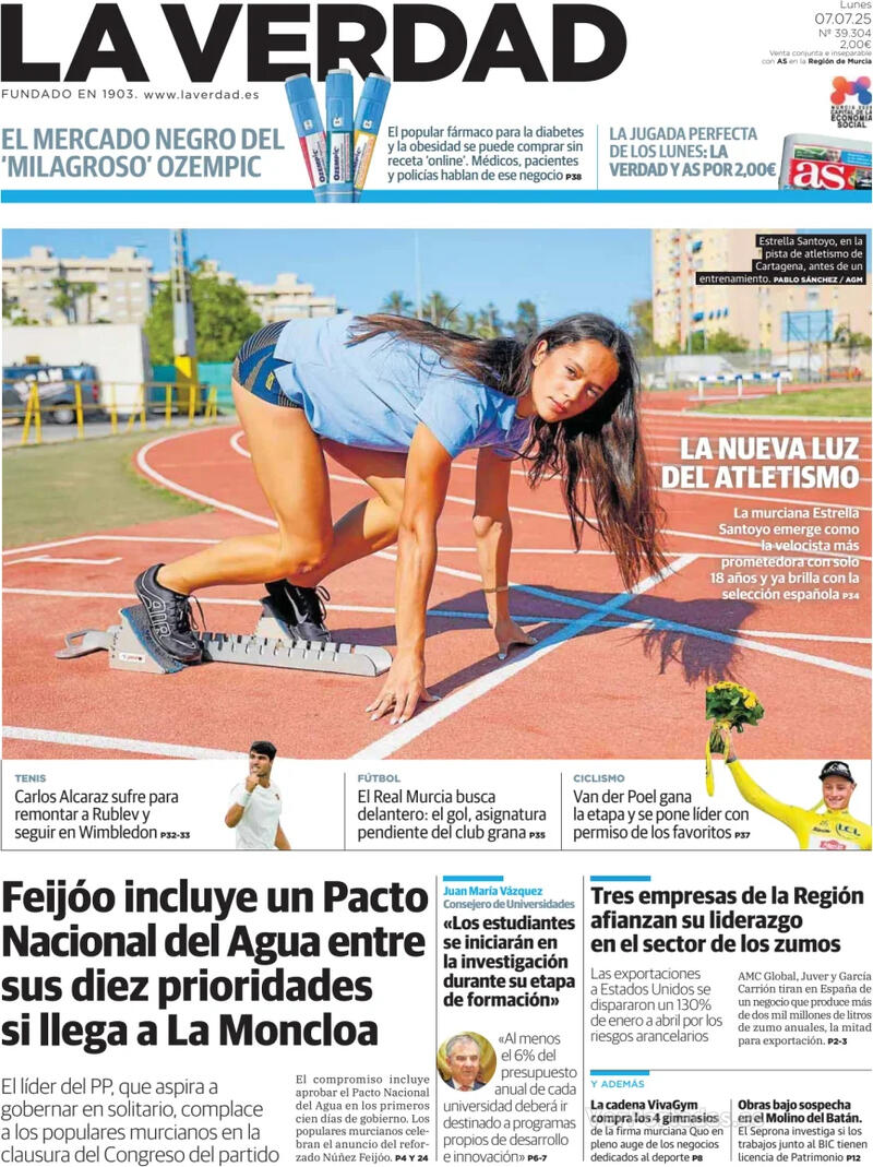 Portada Última Hora 2025-07-07