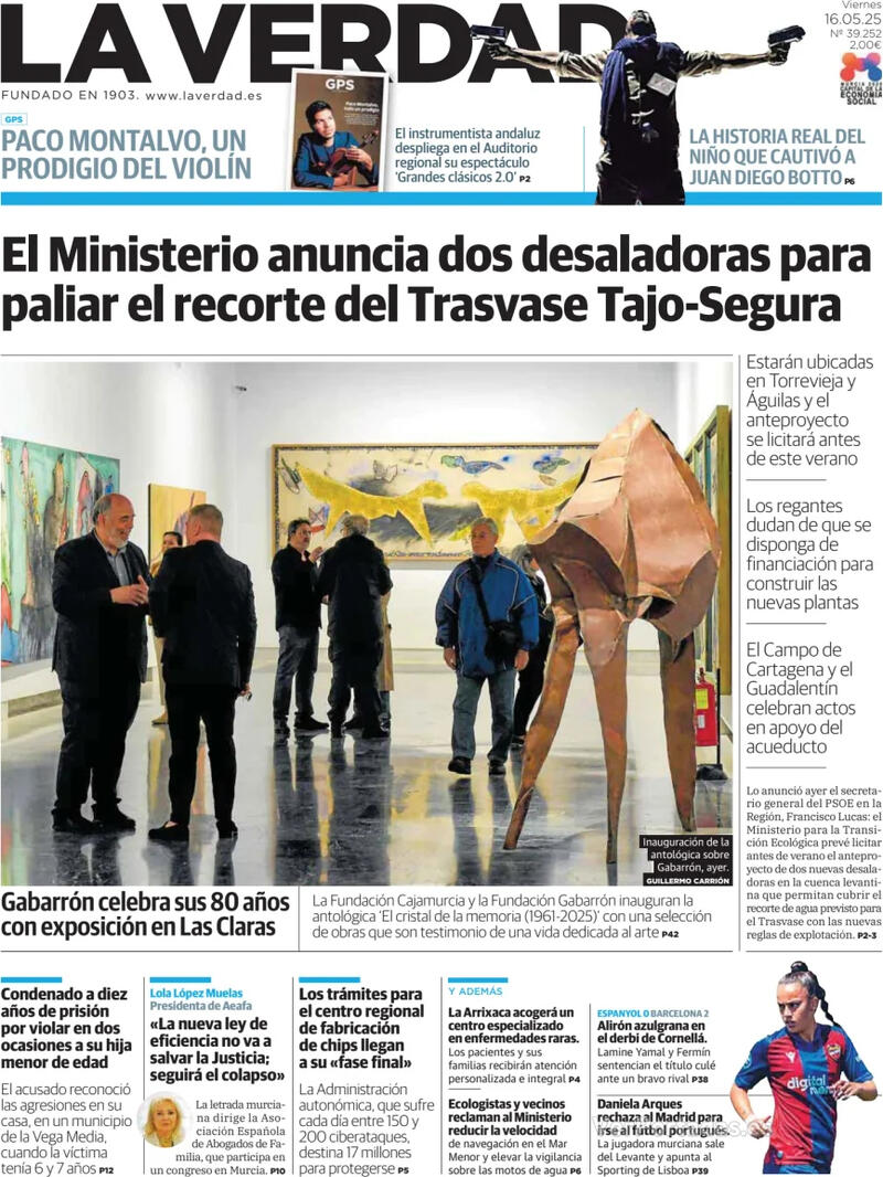 Portada Última Hora 2025-05-16
