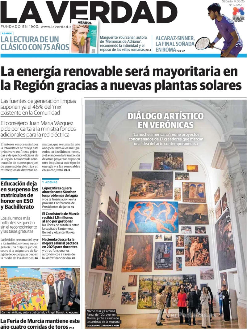 Portada Última Hora 2025-05-17