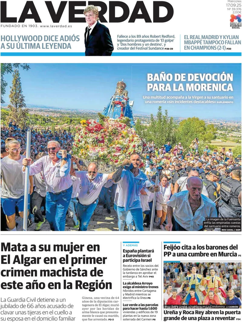 Portada Última Hora 2025-09-17