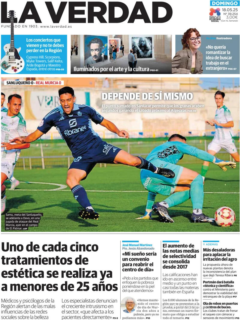 Portada Última Hora 2025-05-18