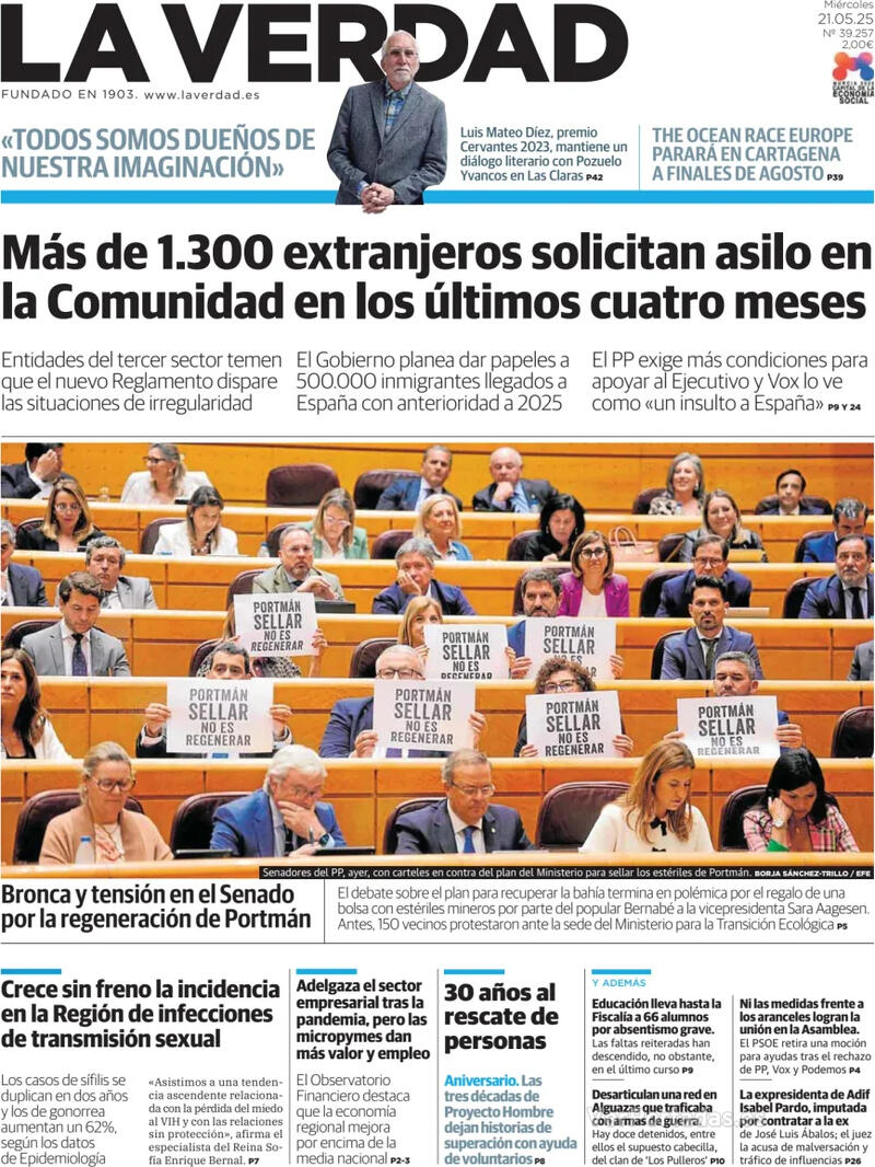 Portada Última Hora 2025-05-21
