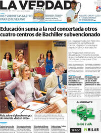 Portada periódico La Verdad