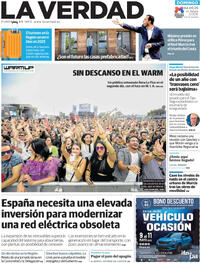 Portada periódico La Verdad
