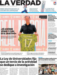 Portada periódico La Verdad
