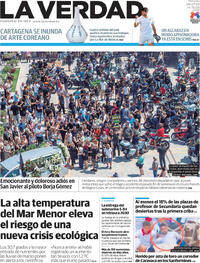 Portada periódico La Verdad