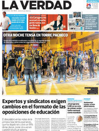 Portada La Verdad 2025-07-13