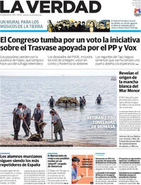 Portada periódico La Verdad